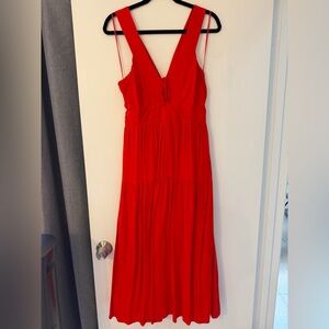 Chelsea & Violet Red Midi Dress